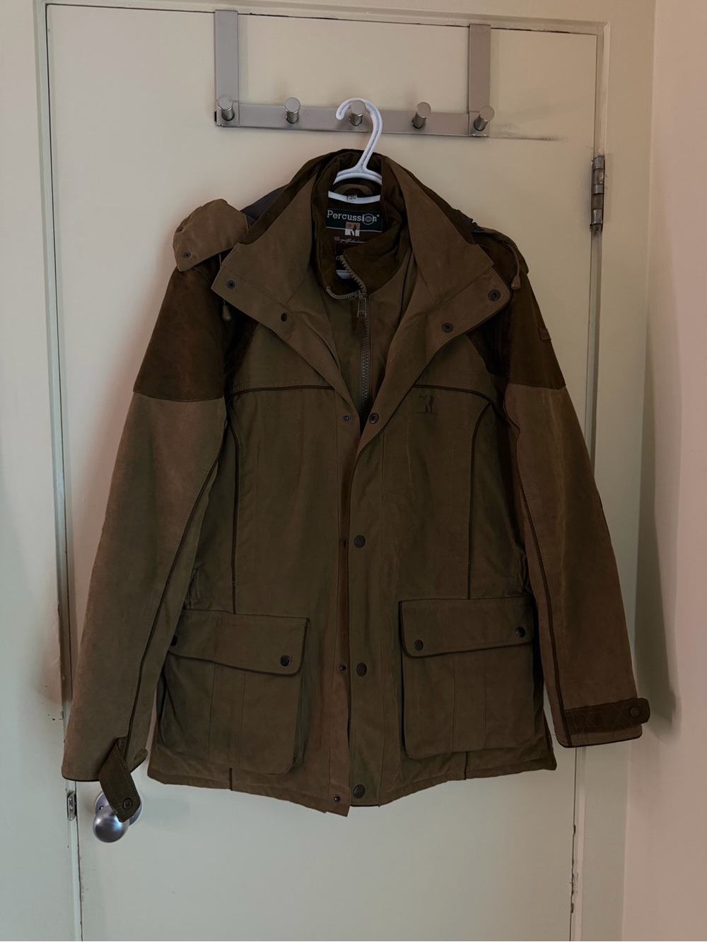 Men’s Military Field Jacket in Olive Brown